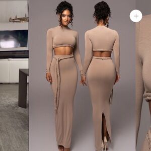 JLUXLABEL Two Piece Skirt Set